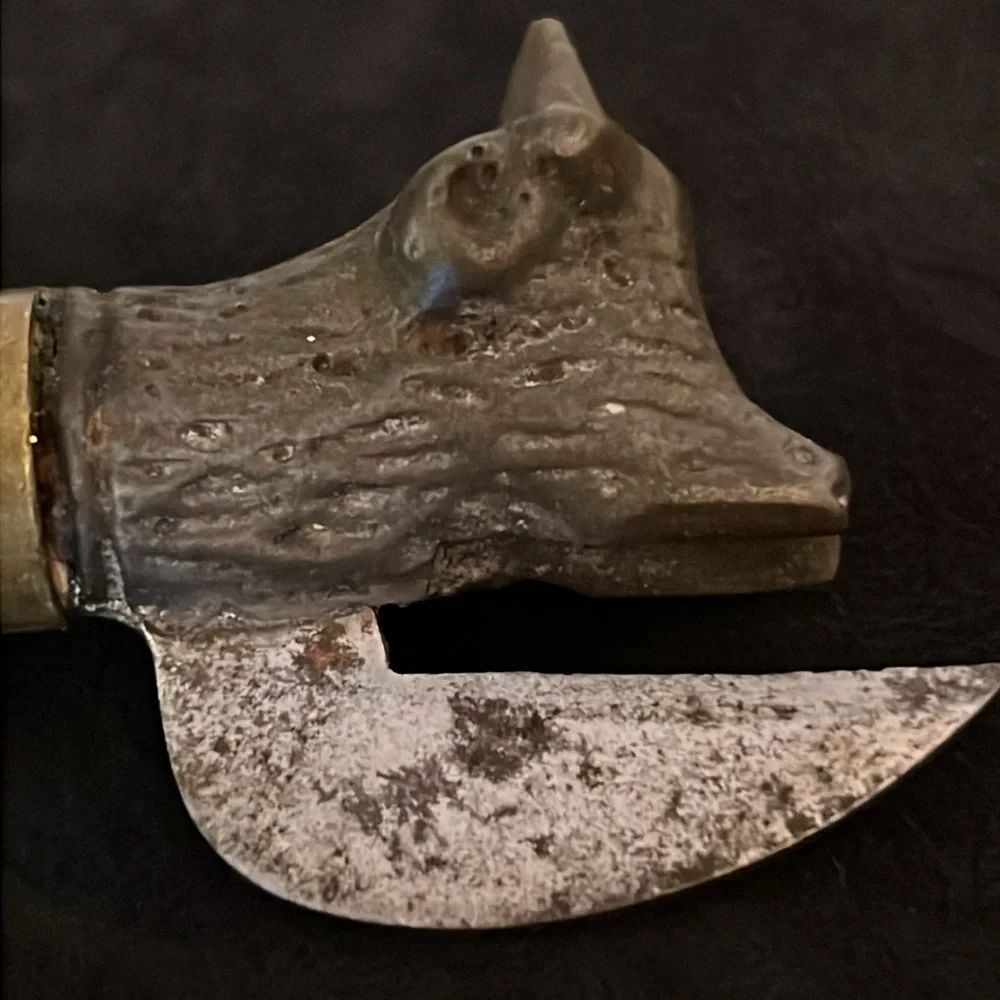 1800s Antique Sheffield England bull can opener Joseph Rogers